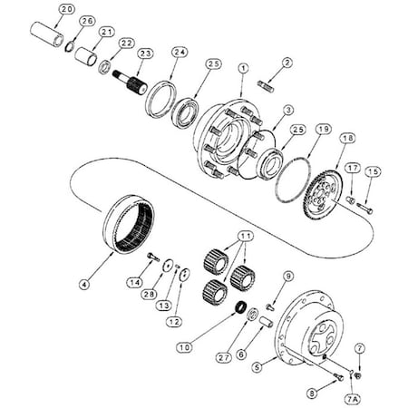 Aftermarket New Fits Case Replacement Needle Bearings 580L (Pack of 10) 168 require 175978A1